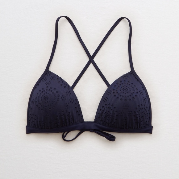 AERIE PERKY TRIANGLE BIKINI TOP - Picture 3 of 4